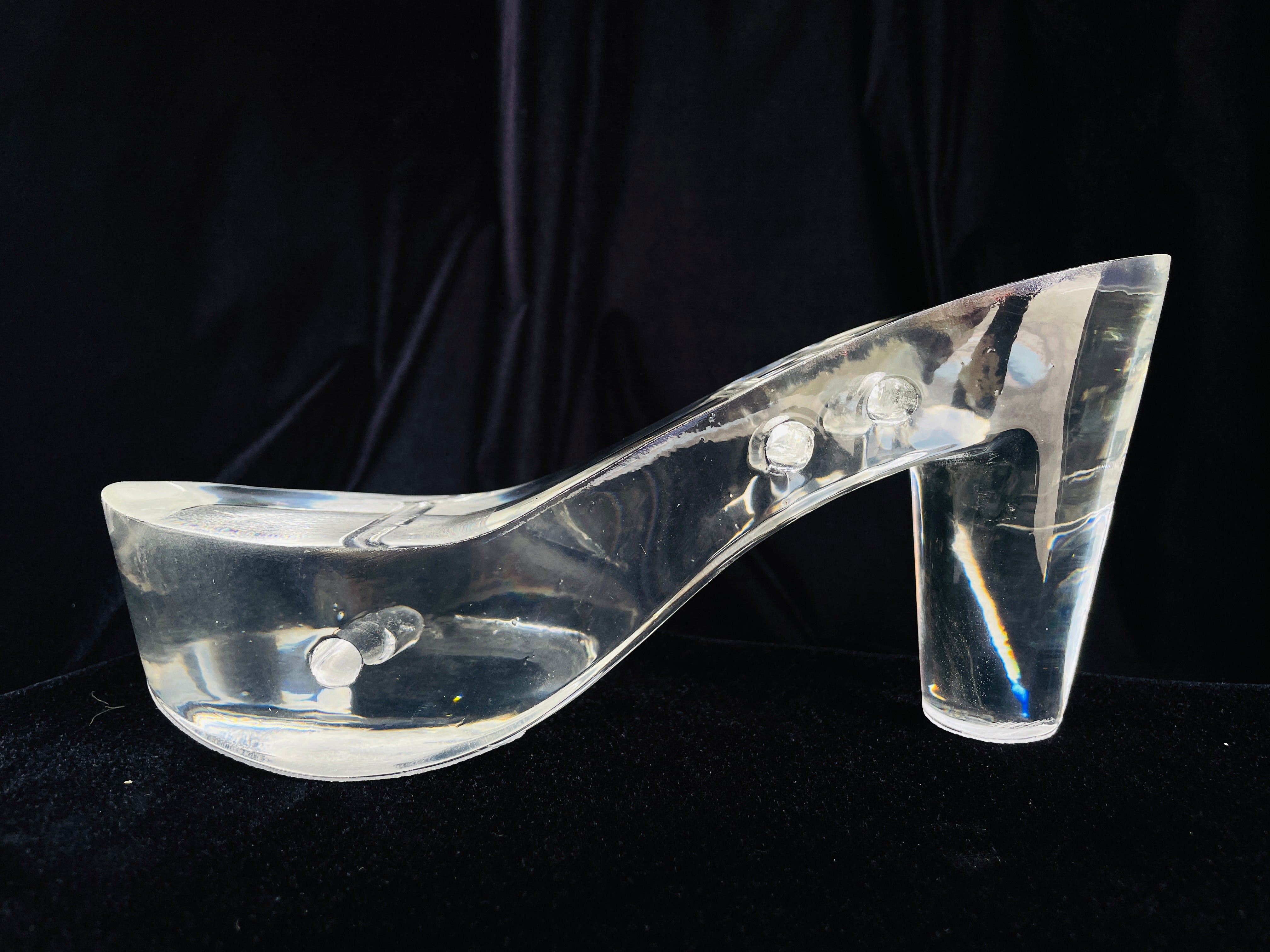 Dazzling Tootsies Clear Platform Heels Inspired by Marilyn Monroe